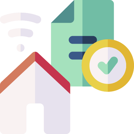 Correct tick electronics file icon