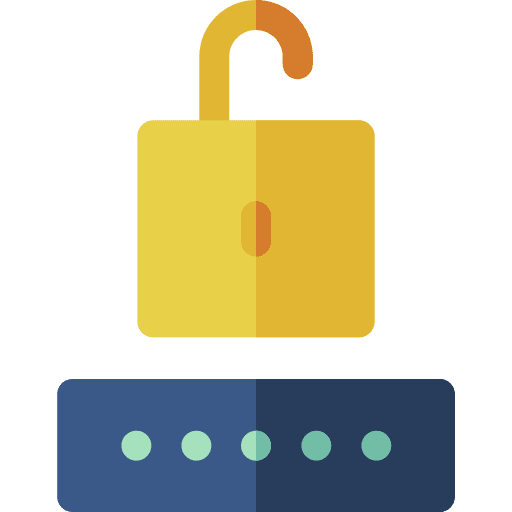 Security number security password icon