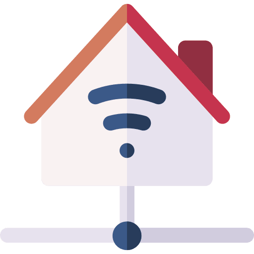 Smart home smart home home internet icon