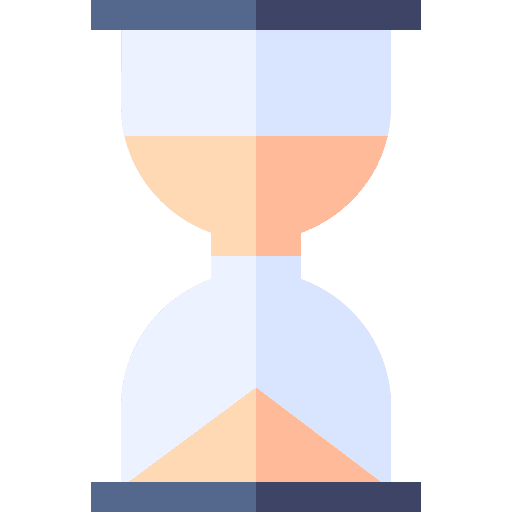 Hourglass clock watch time and date icon Hourglass clock watch time and date icon