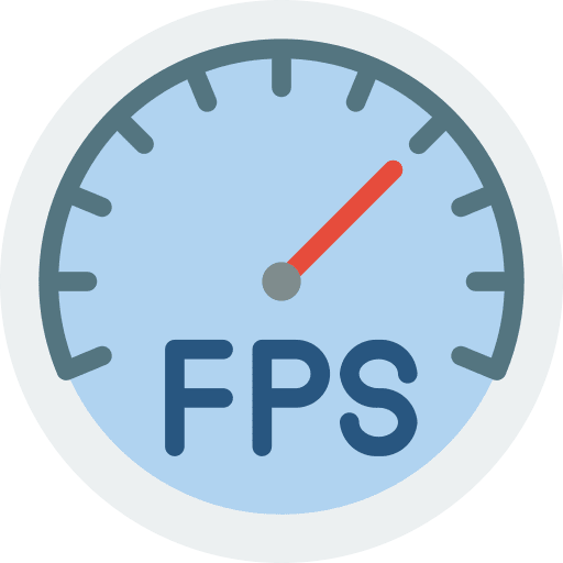 Frames per second frames per second electronics fps icon