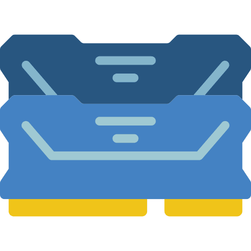 Ram ram ram memory computer chip icon