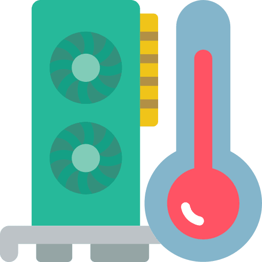 Gpu electronics processor tech icon