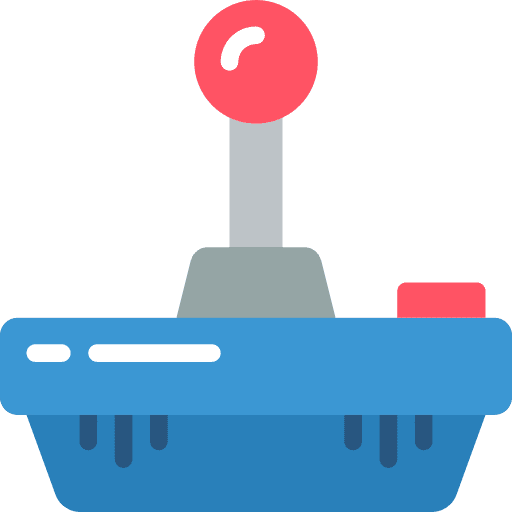 Joystick console gaming joypad icon