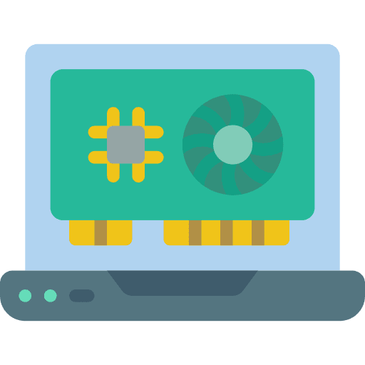 Laptop tool electronics digital icon
