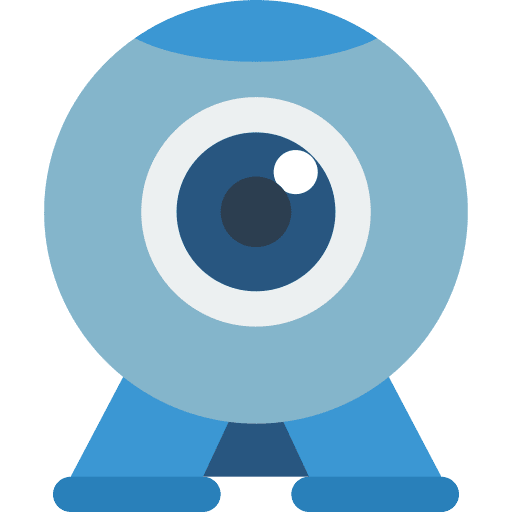 Round webcam electronics webcam web cam icon