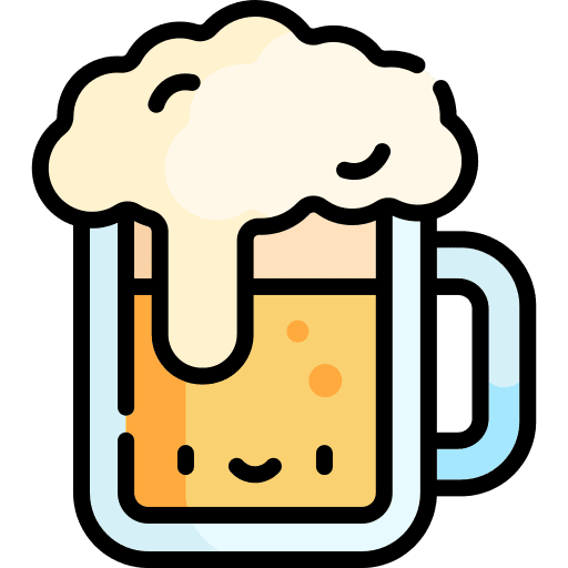 Beer pint of beer beer mug food and restaurant icon