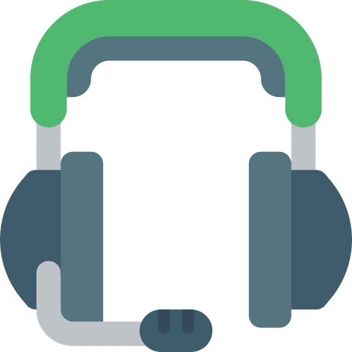 Headset game headset communications icon