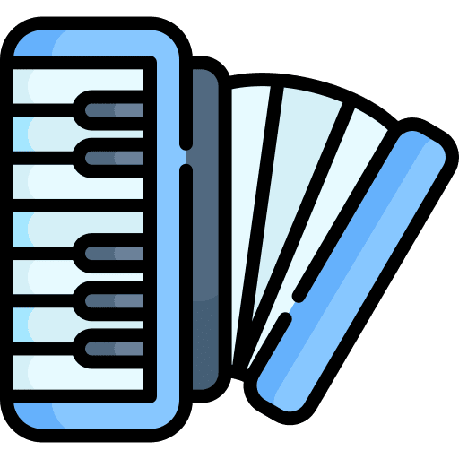Accordion music music and multimedia music instrument icon Accordion music music and multimedia music instrument icon