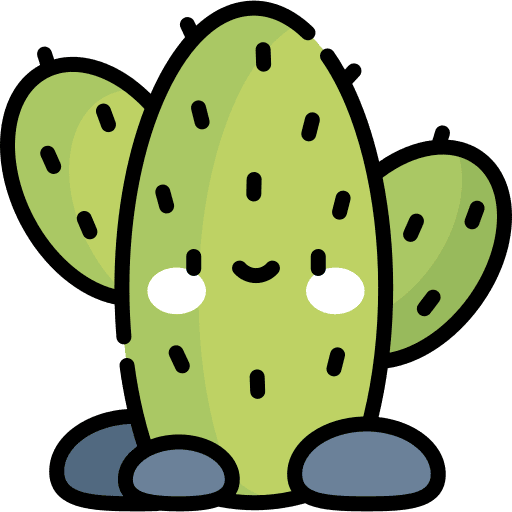 Cactus desert botanic plant icon Cactus desert botanic plant icon