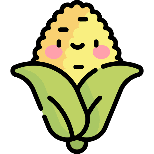 Corn healthy food and restaurant vegetarian icon Corn healthy food and restaurant vegetarian icon