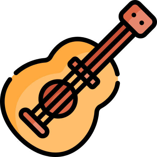Guitar instrument acoustic guitar orchestra icon Guitar instrument acoustic guitar orchestra icon
