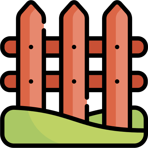 Fence farming and gardening fence farm icon Fence farming and gardening fence farm icon
