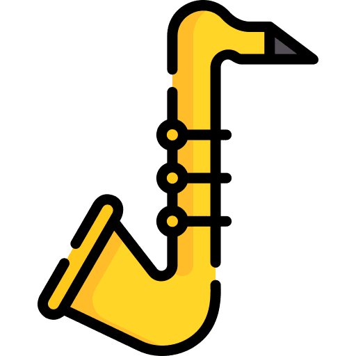 Saxophone wind instrument musical instrument orchestra icon Saxophone wind instrument musical instrument orchestra icon
