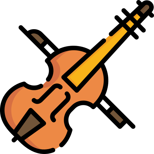 Violin musical instrument music and multimedia violin icon Violin musical instrument music and multimedia violin icon
