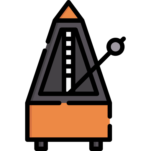 Metronome music and multimedia metronome tempo icon Metronome music and multimedia metronome tempo icon