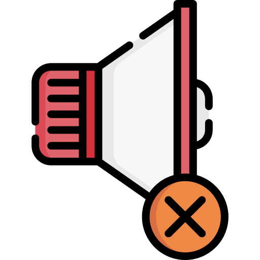 Mute speaker sound audio icon Mute speaker sound audio icon