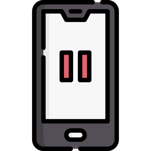 Pause style web pause icon Pause style web pause icon