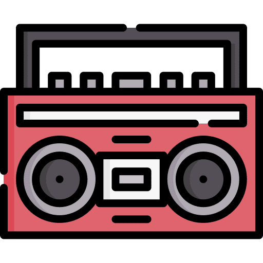 Radio electronics transistor radio icon Radio electronics transistor radio icon