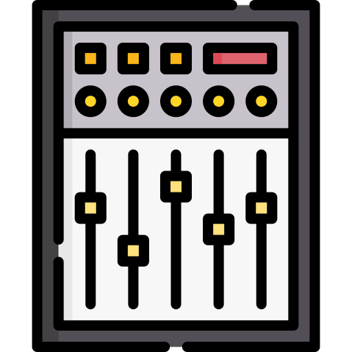 Sound mixer music player tone ui icon Sound mixer music player tone ui icon