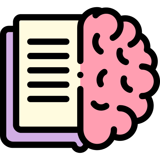Book mental science book electronics icon