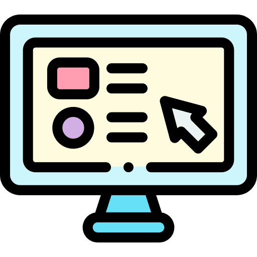 Online lesson digital learning lesson online lesson icon