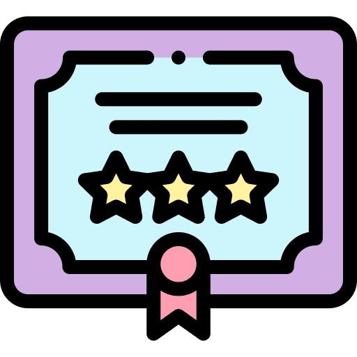 Certificate degree patent contract icon Certificate degree patent contract icon