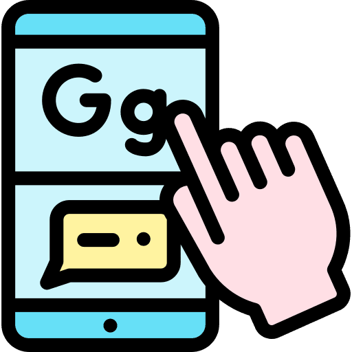 Language mobile phone device language icon Language mobile phone device language icon