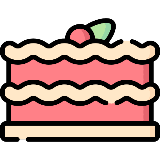 Cake food cake berry icon