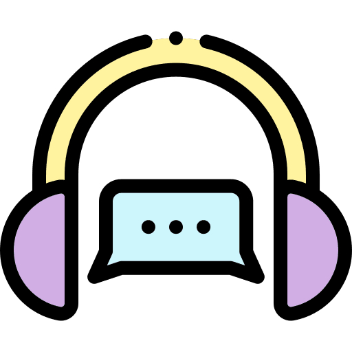 Headphone speech bubble headphone headset icon Headphone speech bubble headphone headset icon