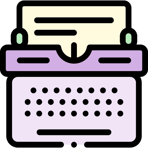 Typewriter education typewriter business icon Typewriter education typewriter business icon