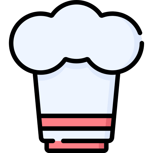 Chef hat kitchen cook accessory icon Chef hat kitchen cook accessory icon