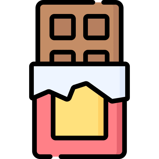 Chocolate bar food and restaurant chocolate bar cocoa icon Chocolate bar food and restaurant chocolate bar cocoa icon