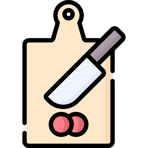 Chopping board kitchen utensil kitchenware knife icon Chopping board kitchen utensil kitchenware knife icon