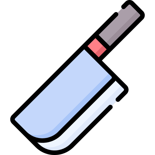 Cleaver food and restaurant cleaver butcher icon Cleaver food and restaurant cleaver butcher icon