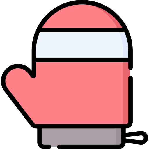 Mitten protection food and restaurant hand icon Mitten protection food and restaurant hand icon
