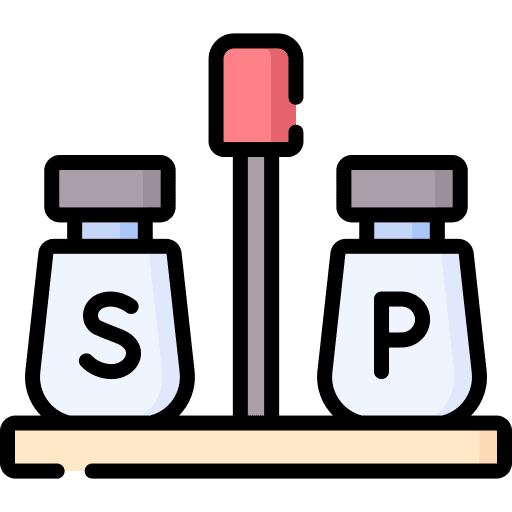 Salt shaker seasoning pepper icon Salt shaker seasoning pepper icon