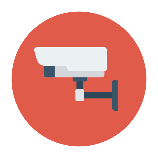 Camera secure cctv security icon