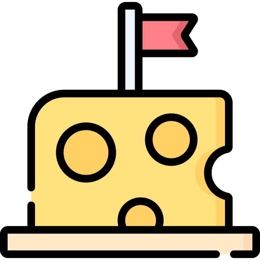 Cheese milky cheese portion icon Cheese milky cheese portion icon