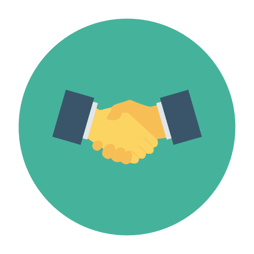 Handshake settlement handshake shake icon