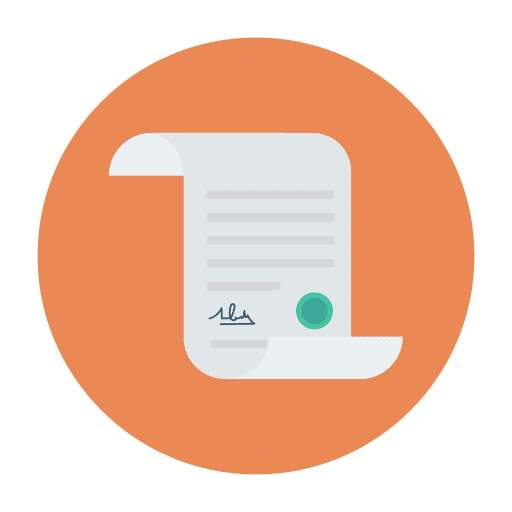 Agreement agreement license document icon
