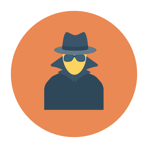 Criminal man robber user icon