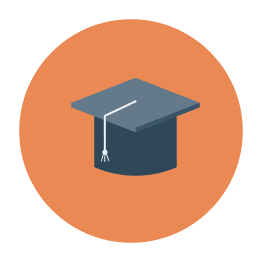 Graduation cap cap graduation college icon