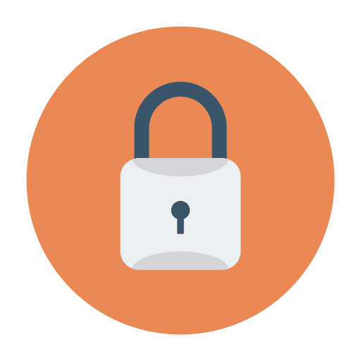 Lock secure security padlock icon