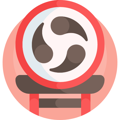 Drum percussion instrument asian music and multimedia icon
