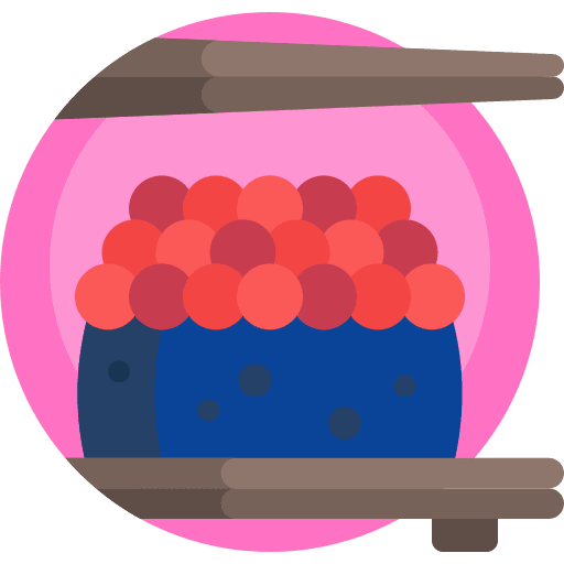 Gunkan asian food sushi food and restaurant icon Gunkan asian food sushi food and restaurant icon