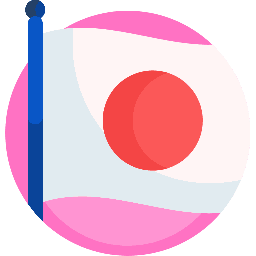 Japan asia flag nation icon