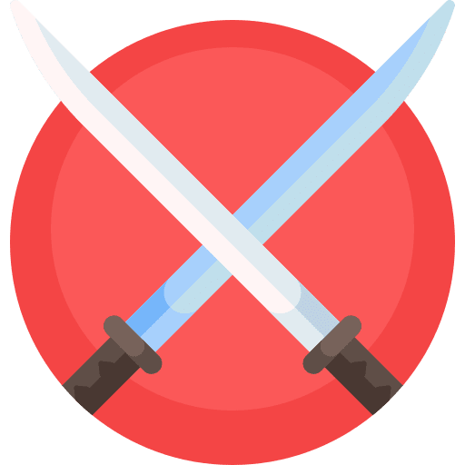 Katana knife weapons japanese icon