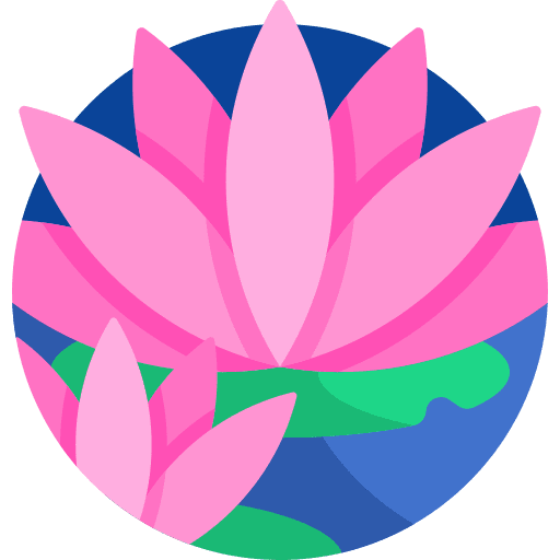 Lotus flower hinduism blossom meditation icon