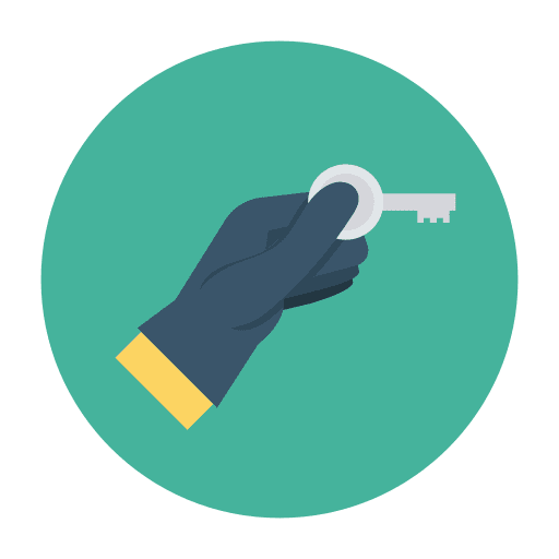 Security security robbery hand icon